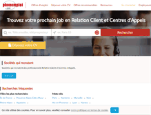 Tablet Screenshot of phonemploi.com